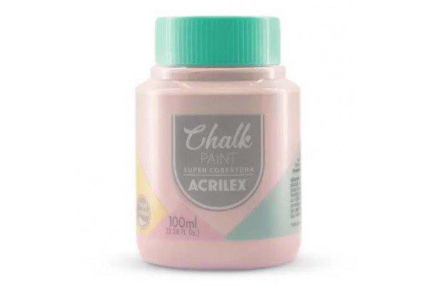 TINTA CHALK PAINT ACRILEX 100ML ROSA ELISABETE